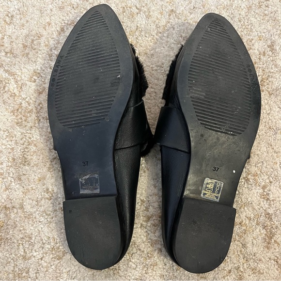 Sol Sana Faux Fur Tuesday Slide Black Size 37 - Picture 13 of 13